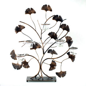 เชิงเทียนเหล็กตั้งโต๊ะสำหรับตกแต่งทำจากโลหะเชิงเทียนแบบแฮนด์เมดสำหรับร้านกาแฟร้านอาหาร - Product Image 1