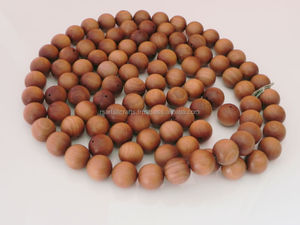 Cuentas de sándalo talladas, cuentas sueltas de sándalo - Product Image 3
