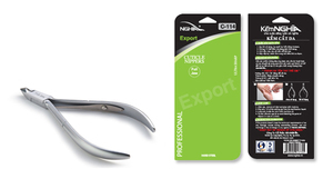 Nghia Chuyên Nghiệp Làm Móng Tay & Móng Chân Thiết Lập C-114 Cứng Thép Móng Tay Kềm & Grey Lớp Biểu Bì Công Cụ Siêu Chất Lượng Xuất Khẩu - Product Image 6