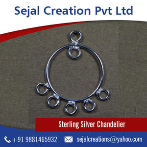 2016 Hot Selling Stylish <b>Silver</b> <b>Chandelier</b> Earrings Jewelry Findings & Components - Product Image 1