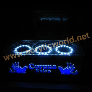 Soporte de exhibición de vino acrílico led, glorificador de vino - Product Image 2