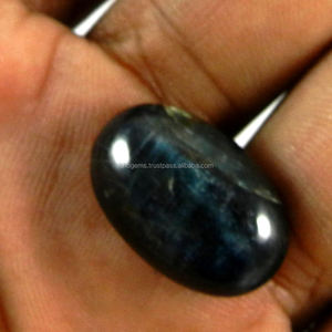 Cianita Natural de 14x21 mm, Calidad AA, 5.40 g, Cabujón Ovalado, Modelo IG1914 - Product Image 3