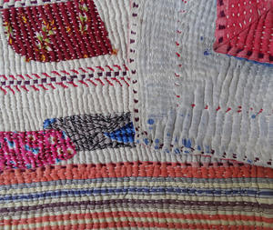 Vente en gros Vintage Patchwork Kantha Couverture Double Taille Kantha Quilt - Product Image 1