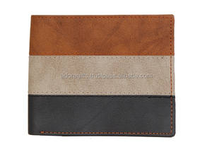 2022 nueva cartera informal de cuero PU para múltiples tarjetas hecha a mano estilo Simple bolsillo corto monedero Logo cuero genuino cierre abierto Delgado - Product Image 4
