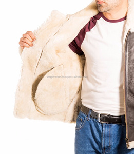 Nouvelle veste en cuir marron personnalisée avec doublure en fourrure - Product Image 4