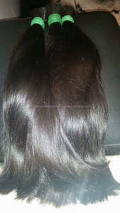 Cheveux humains non Remy en vrac à double tirage Vague indienne et matière première droite naturelle pour le marché chinois - Product Image 5