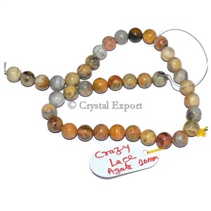 Alta calidad 10mm Crazy Lace Agate Stone Beads Strands Venta al por mayor Colección de cuentas de piedras preciosas - Product Image 1