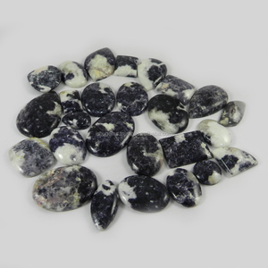 พลอยเลพิโดไลท์ธรรมชาติ26ชิ้น,พลอยทรงหลวม Cabochon 100กรัมต่อล็อตสำหรับทำเครื่องประดับ - Product Image 1