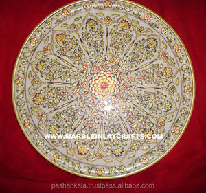 Beau Marbre Peint Plaque - Product Image 1