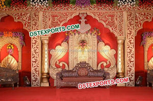 รอยัลปัญจาบ Mehandi เวทีร่มตกแต่งเวทีแต่งงานของชาวฮินดู - Product Image 2