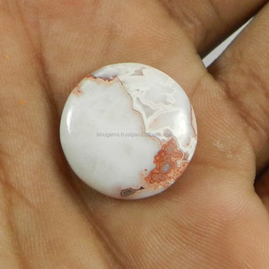 Offre Spéciale! Pierres précieuses naturelles en dentelle, cabochon rond de 19mm, pour bijoux, IG0652, 2.85 gms - Product Image 3
