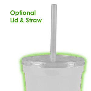 Gobelet de stade de 16 oz fabriqué aux États-Unis - Lumineux dans le noir, sans BPA et personnalisable avec votre logo - Product Image 3