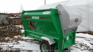 Blender mélangeur d'aliments pour animaux, chariot, benne horizontale, de haute qualité, 6m3, livraison gratuite - Product Image 5