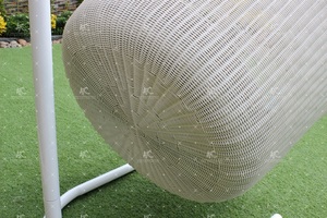 Moda diseño elegante Poli de Rattan hamaca columpio silla de jardín al aire libre Paito muebles de mimbre - Product Image 4