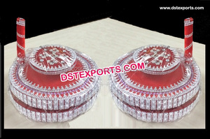 ของตกแต่งงานแต่งงานแบบปัญจาบ ชาร์คา งานฝีมือไม้ ชาร์คา ของตกแต่งงานแต่งงานแบบอินเดีย ชาร์คา ขายส่งในออสเตรเลีย - Product Image 2