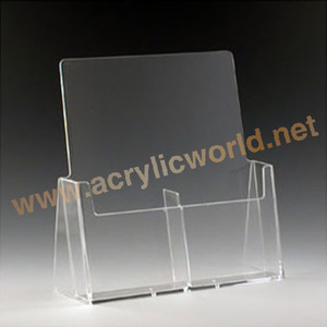 Présentoir de magazines personnalisé en acrylique transparent à 3 niveaux présentoirs de brochures présentoir de brochures - Product Image 6