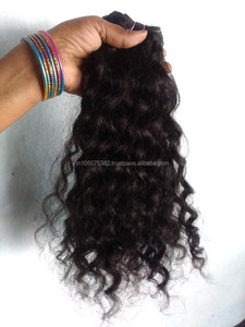 Extensions de cheveux indiens Remy, corps soyeux/textures ondulées profondes, sans emmêlement et sans perte, approvisionnement en gros, 100% - Product Image 5