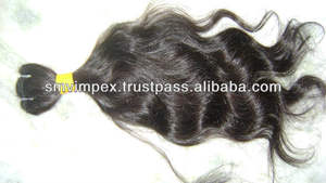 Tissage de cheveux de haute qualité de qualité 12A. Bonne texture Meilleur prix Tissage de cheveux bruts naturels indiens Remy naturels d'Inde. - Product Image 4