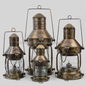 โคมไฟทะเลทองเหลืองทำด้วยมือพร้อมกระจกหนาโคมไฟผนังดีไซน์โบราณสำหรับตกแต่งบ้าน - Product Image 2