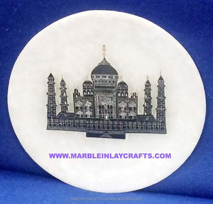 Handmade Marble Decorative Plate - Product Image 1