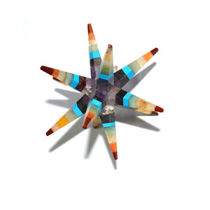 Collé Chakra 20 Point Star: Vente en gros de la tour d'amour et de la pyramide de guérison Crystal Star Point - Product Image 1