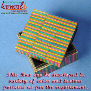 Caja decorativa de joyería de madera hecha a mano con forma personalizada India - Product Image 5