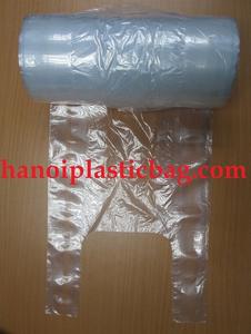 Bolsa de plástico tipo camiseta de HDPE vegetal de alta calidad en rollo - Product Image 2