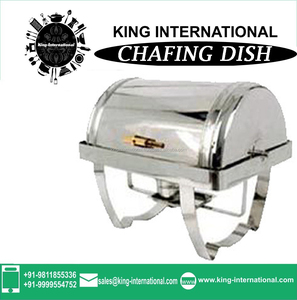 Plat à réchaud en cuivre avec support en métal noir mat - Product Image 5