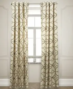 Cortinas impressas de nozes