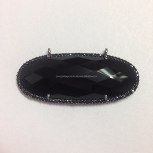 เครื่องประดับสไตล์โบฮีเมียนที่สวยงามสีเงินสีทองสีดำนิลประดับคริสตัลปูเพชรอัญมณีแฟชั่นเครื่องประดับโลหะผสมจี้เสน่ห์ - Product Image 2