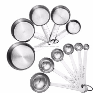 Stainless Steel <b>Measuring</b> Set Spoons Set for Baking Kitchen Dry and Liquid Ingredients Customized Color <b>Measuring</b> Cups - Product Image 2
