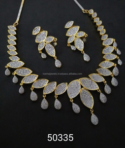 Haute qualité CZ américain diamant collier à la mode alliage bijoux pour mariages fêtes fiançailles cadeaux 50335 - Product Image 1