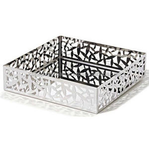 Porte-serviettes carré en métal - Product Image 1