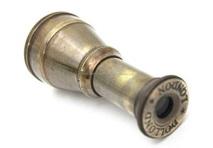 Télescope de poche antique nautique fait à la main avec boîte en cuir par Calvin artisanat - Product Image 4