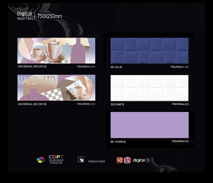 Azulejos esmaltados digitales exclusivos en colores rústicos para hoteles Aislamiento térmico antibacteriano y características de ladrillos refractarios - Product Image 5