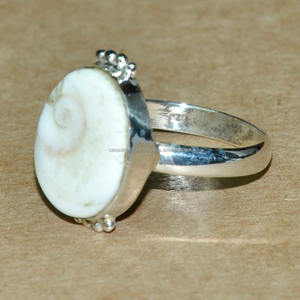 Oval Cab Shiva Eye Gemstone <b>Ring</b> <b>925</b> <b>Sterling</b> <b>Silver</b> <b>Ring</b> With <b>Silver</b> Plated Bezel Setting Religious Fashionable <b>Ring</b> for Women - Product Image 2
