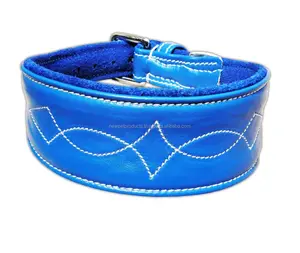 Precio al por mayor Collares de perro de lujo 100% Personalizado Occidental Trenzado Sólido Spike Stud Mejor Nueva llegada Collares de cuero - Product Image 1