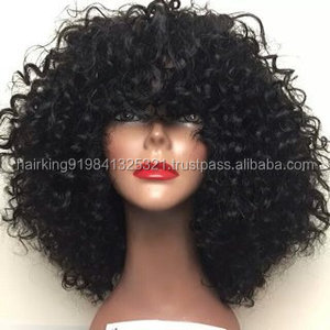 Bán Buôn Nhà Máy Giá Ấn Độ Trinh REMY Nguyên WIG Tóc Người Bán Tóc Vua Ấn Độ Với Đánh Giá Tốt Nhất Khách Hàng - Product Image 2
