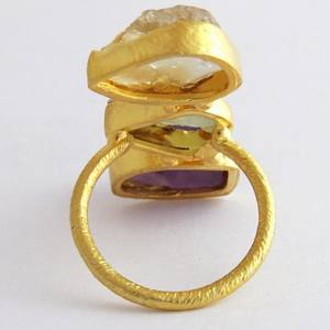 การออกแบบที่ไม่ซ้ำกัน!! แฟนซีรูปร่างหลายอเมทิสต์อควอมารีน925แหวนเงินสเตอร์ลิงออนไลน์เครื่องประดับเงิน,เครื่องประดับเงิน - Product Image 4