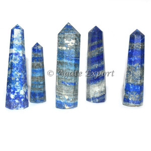 Lapis Lazuli Obélisque Point Pierre Semi-Précieuse Artisanat Obélisque De Pierres Précieuses En Gros - Product Image 1