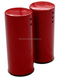 Stainless Steel Pepper Mill Salt & Pepper Full Color Stainless Steel Pepper Salt <b>Grinder</b> Set With Stainless Steel Stand - Product Image 1