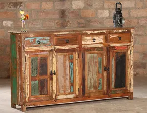 Reclaimed Recycled Wooden Furniture / Kitchen Wooden Cabinet