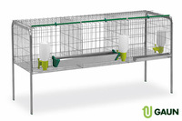 Cage pliable pour poules, 3 compartiments