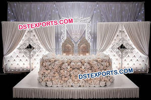 Glamorous Tufted <b>Backdrop</b> Panels Self <b>Standing</b> Wedding Leather Panels Manufacturer and Exporter Brownish Leather Tufted Panels - Product Image 5