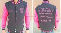 pink varsity jackets for girls