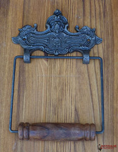 Porte-papier toilette vintage en fonte de fer, style britannique, Londres, porte-papier toilette mural en fonte de fer - Product Image 3