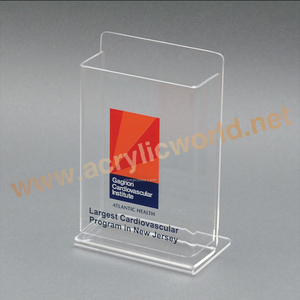 A4 A5กระดาษแทรกโบรชัวร์พลาสติกที่ชัดเจนอะคริลิผู้ถือป้าย - Product Image 6