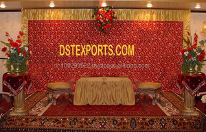 Colorful Design Wedding Backdrop Beautiful <b>Swags</b> Wedding Stage Backdrop <b>Swags</b> Decoration Indian Backdrop <b>Curtain</b> Drapes Design - Product Image 6