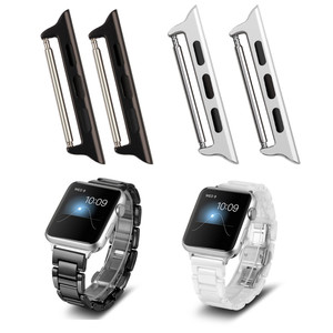Adattatori KeepWin in Acciaio Inossidabile per Cinturini di Orologi, Connettori per Apple <span class=keywords><strong>Watch</strong></span> Serie 8 <span class=keywords><strong>7</strong></span> 6 5 4 <span class=keywords><strong>SE</strong></span> - Product Image 5