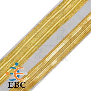 Mylar Braid Tape High Quality Fancy Trimmings Textile Accessory Trim Tape Gold <b>Lace</b> <b>Ribbon</b> Tresse Galloon Customized Hat Tassels - Product Image 4